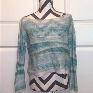 blue/green sweater